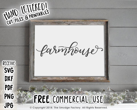 Farmhouse SVG & Printable