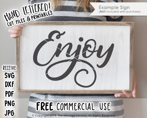 Enjoy SVG & Printable
