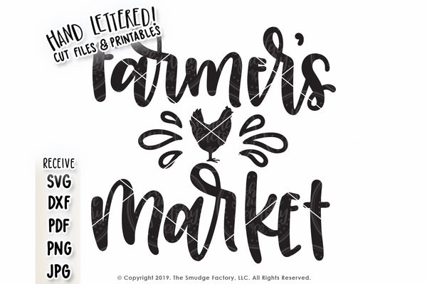 Farmers Market SVG & Printable