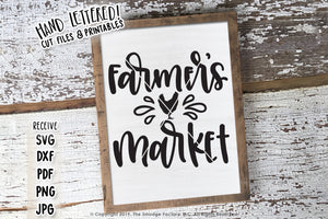 Farmers Market SVG & Printable