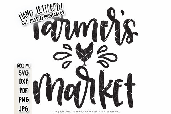Farmer's Market SVG & Printable