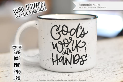God's Work, Our Hands SVG & Printable