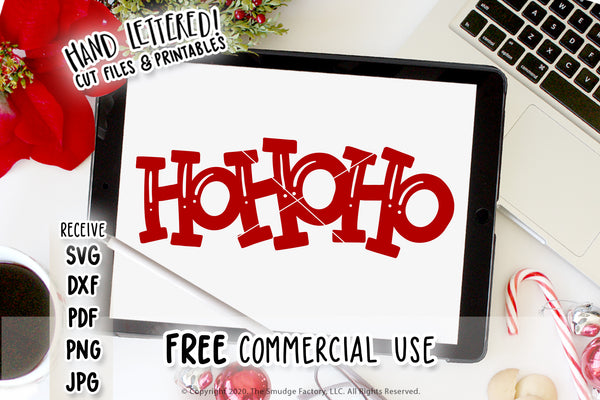 Ho Ho Ho SVG & Printable