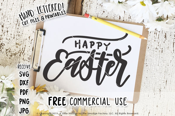 Happy Easter SVG & Printable