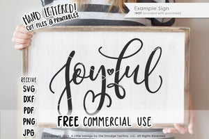 Joyful SVG & Printable
