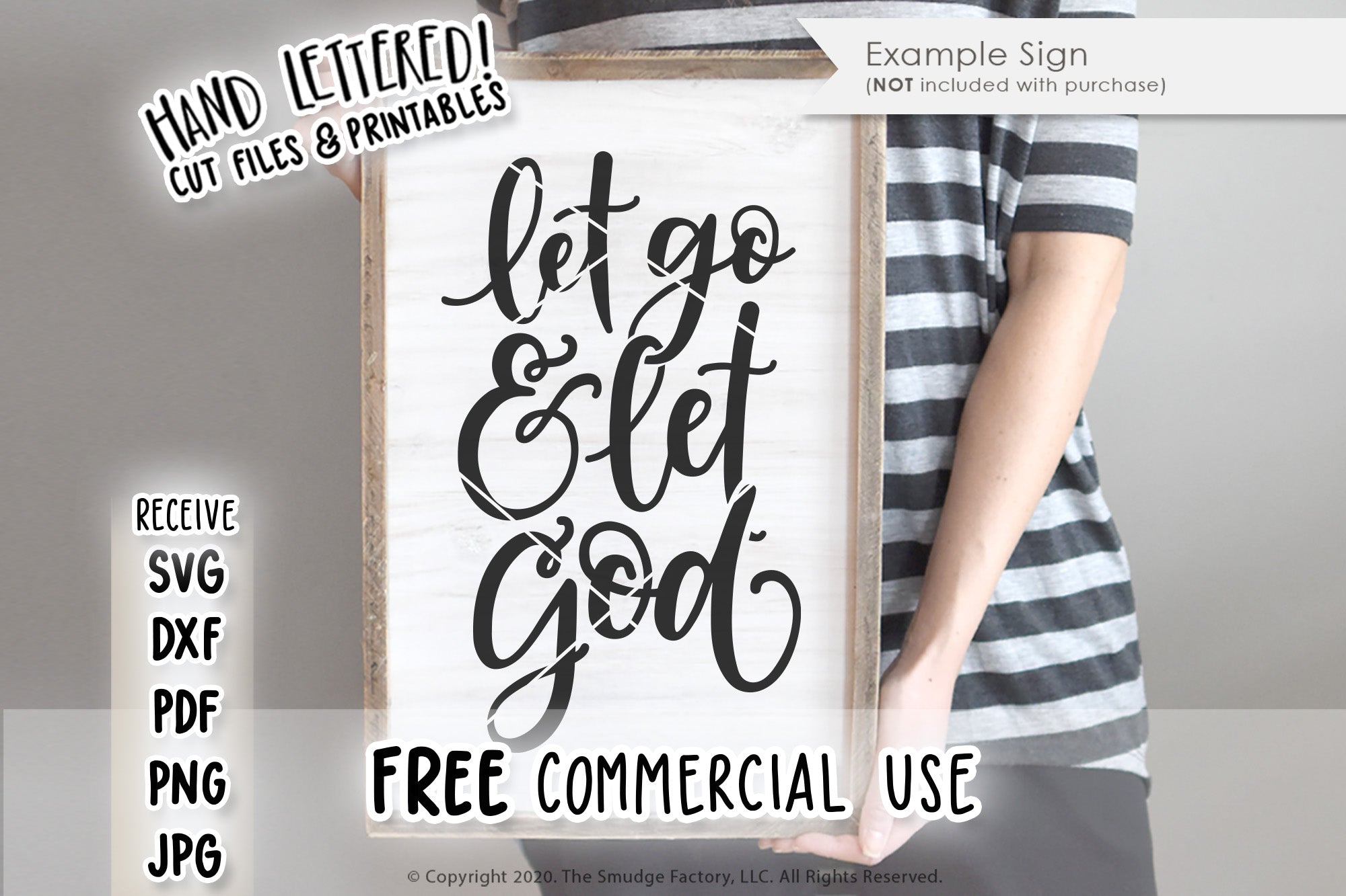 Let Go & Let God SVG & Printable