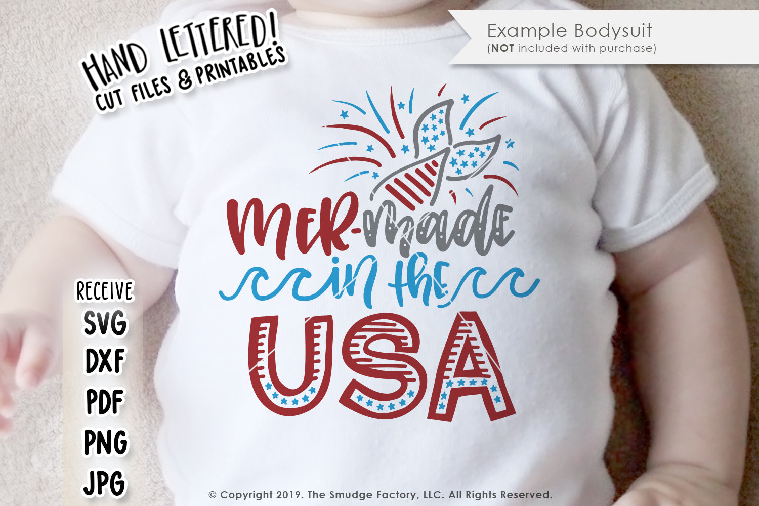 Mer-Made In The USA SVG & Printable
