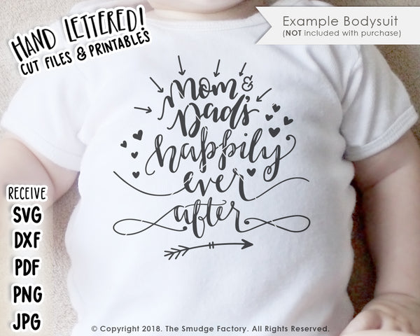 Mom & Dad's Happily Ever After SVG & Printable