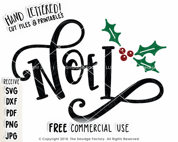 Noel SVG & Printable