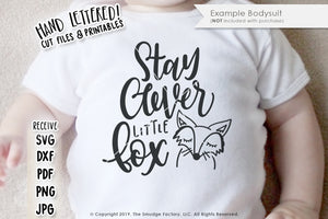 Stave Clever Little Fox SVG & Printable