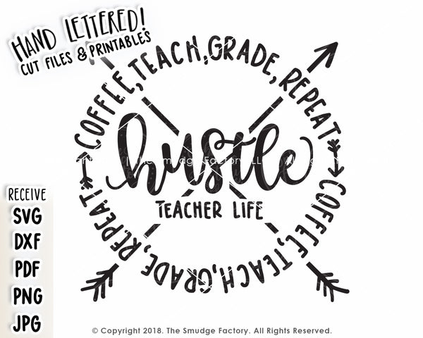 Teacher Hustle SVG & Printable