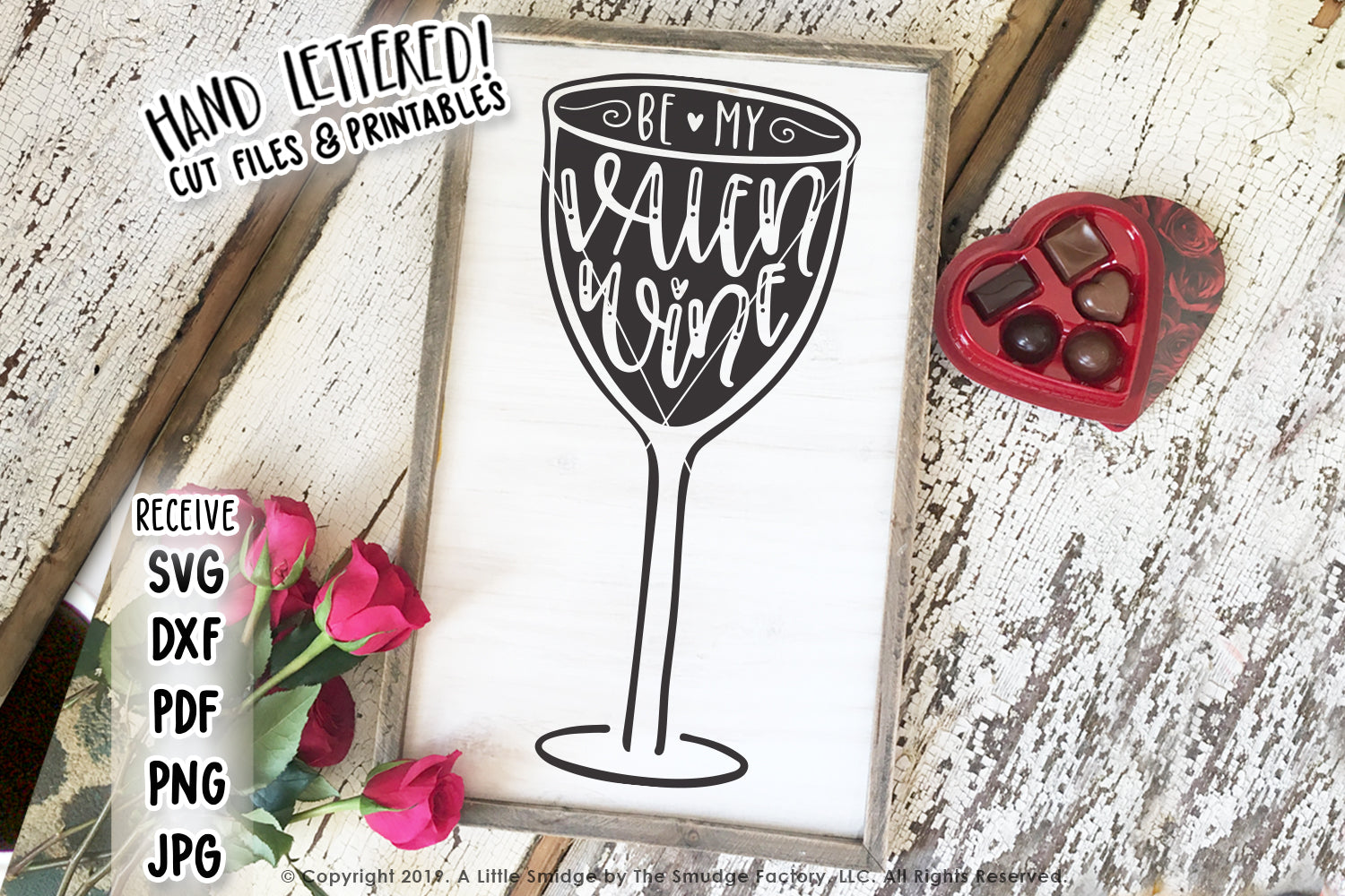 Valen-Wine SVG & Printable