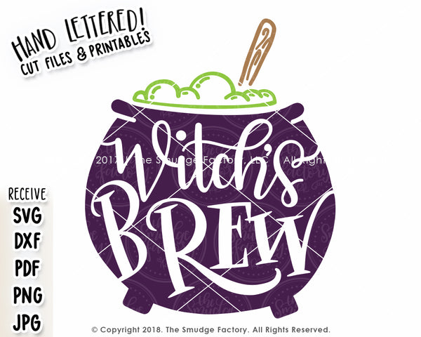 Witch's Brew SVG & Printable