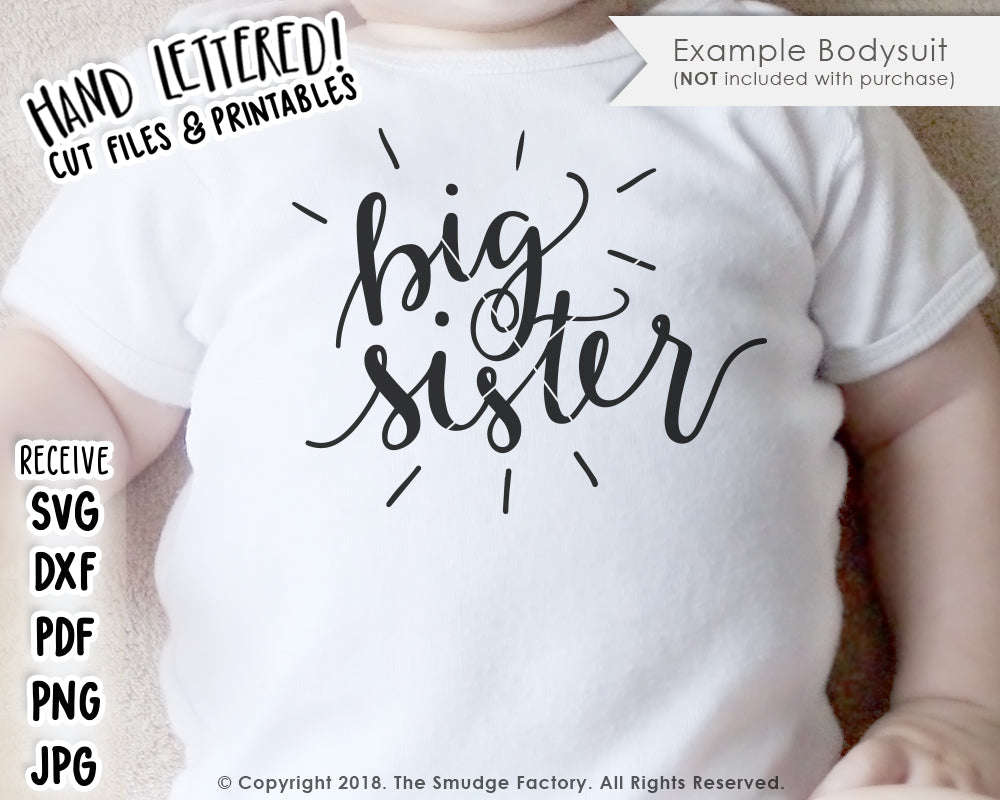 Big Sister SVG & Printable
