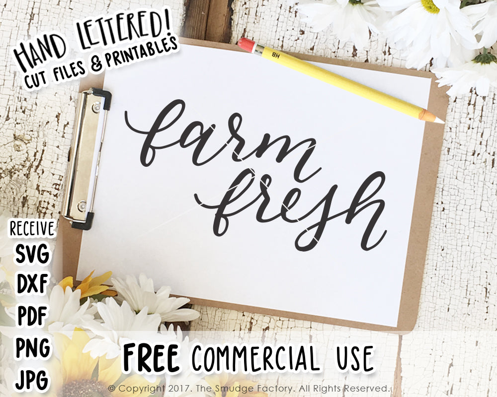 Farm Fresh SVG & Printable