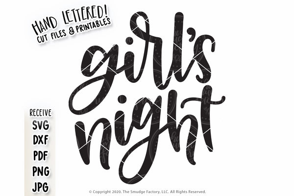 Girl's Night SVG & Printable