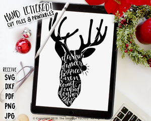 Reindeer SVG & Printable