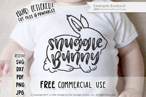 Snuggle Bunny SVG & Printable