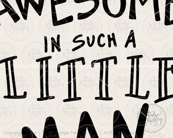 All This Awesome In Such A Little Boy SVG & Printable