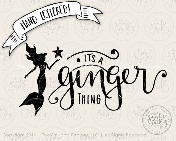 It's A Ginger Thing SVG & Printable