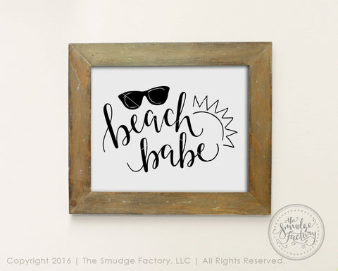 Beach Babe SVG & Printable