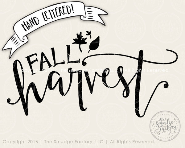 Fall Harvest Printable SVG & Printable