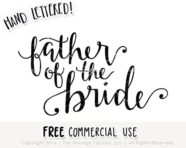 Father of the Bride SVG & Printable