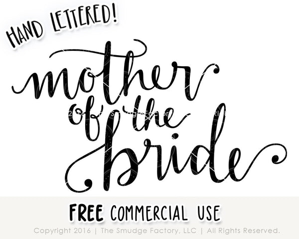 Mother Of The Bride SVG & Printable