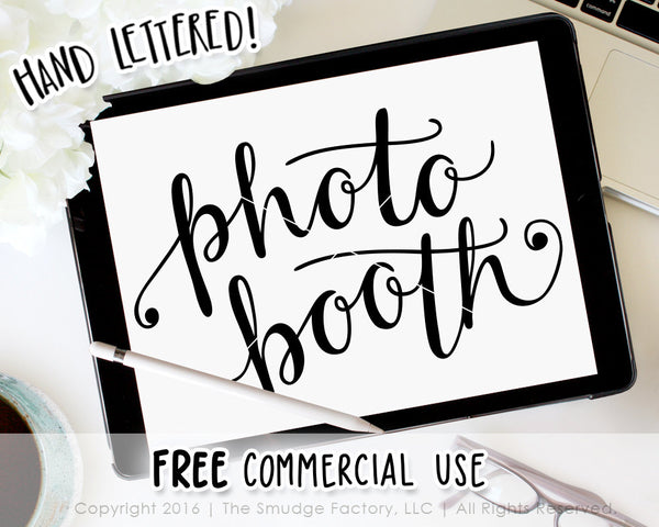 Photo Booth SVG & Printable