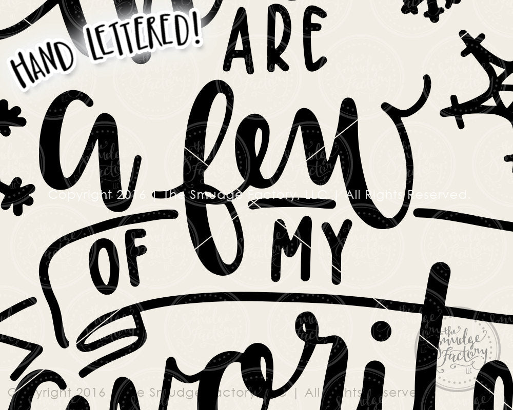 These Are A Few Of My Favorite Things SVG & Printable – The Smudge Factory these-are-a-few-of-my-favorite-things-svg-printable-the-smudge-factory