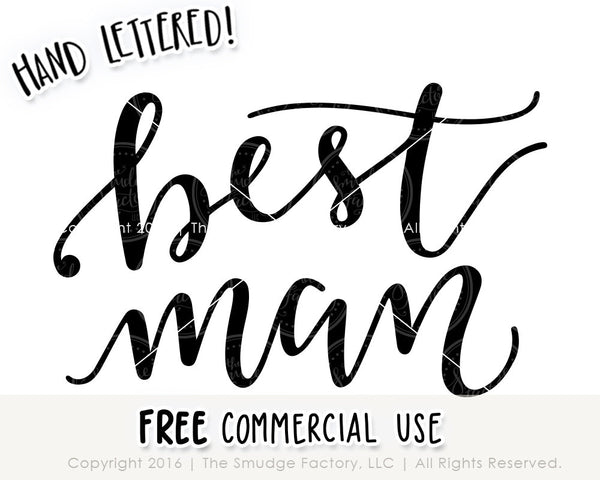 Best Man SVG & Printable