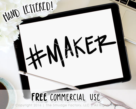 Maker SVG & Printable