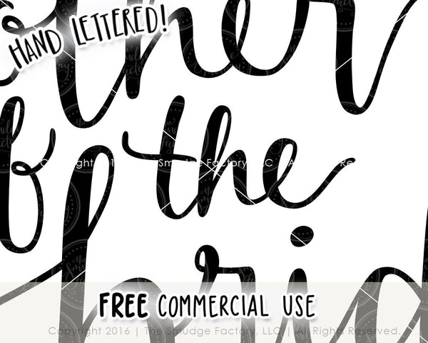 Mother Of The Bride SVG & Printable