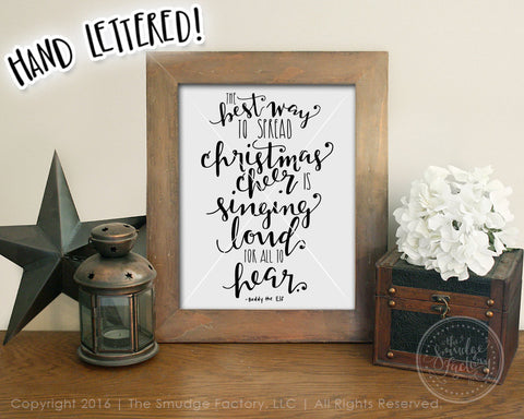 The Best Way to Spread Christmas Cheer SVG & Printable