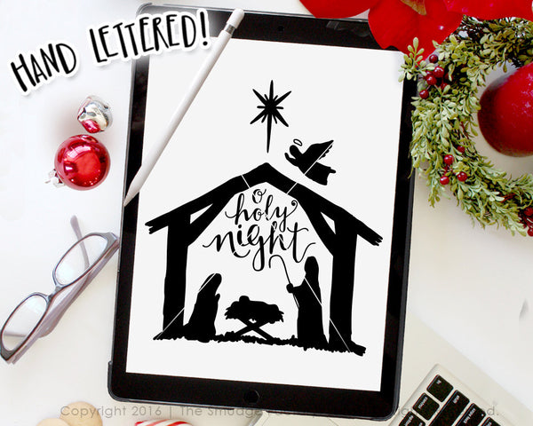 O Holy Night SVG & Printable