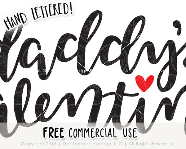 Daddy's Valentine SVG & Printable