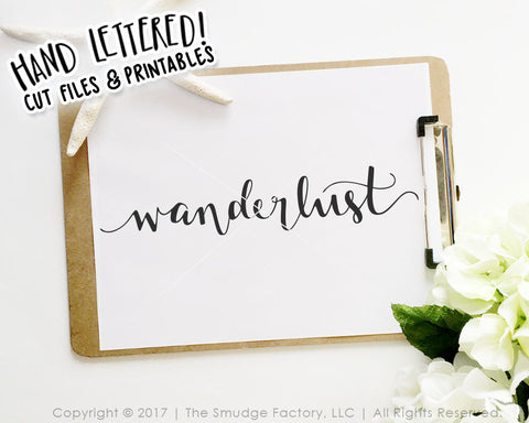 Wanderlust SVG & Printable