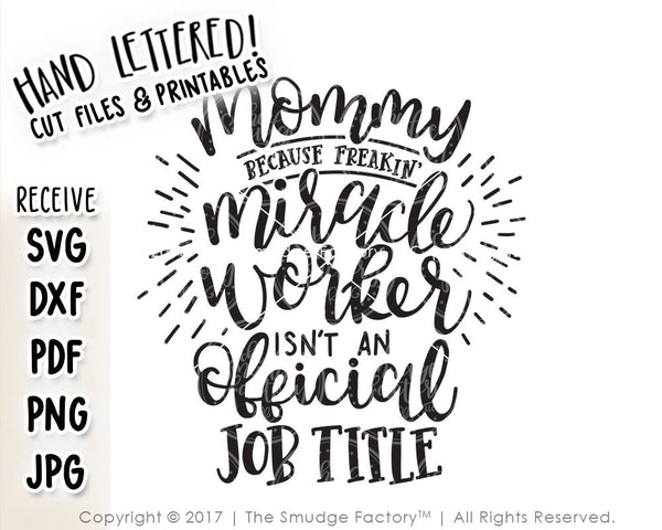 Miracle Worker SVG & Printable