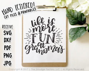 Life Is Better At Grandma's SVG & Printable