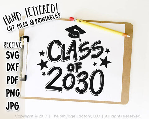 Class of 2030 SVG & Printable