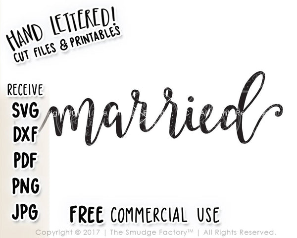 Married SVG & Printable