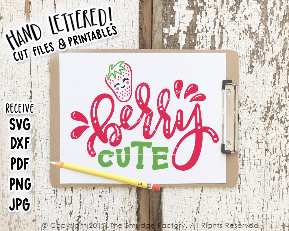 Berry Cute SVG & Printable