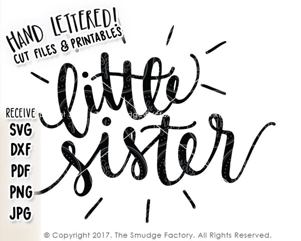 Little Sister SVG & Printable
