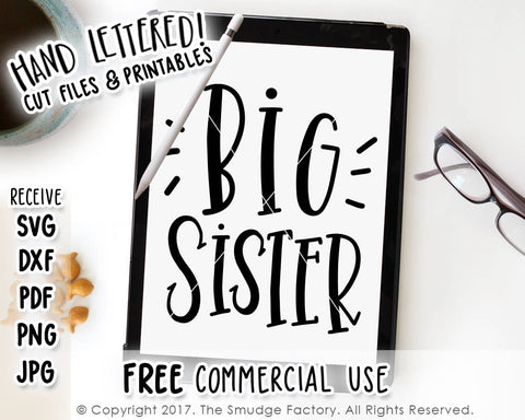 Big Sister SVG & Printable