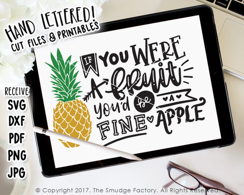 Fine Apple SVG & Printable