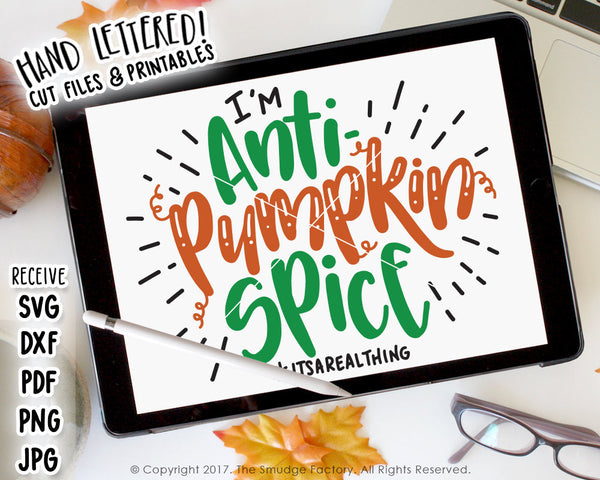 Pumpkin Spice SVG & Printable