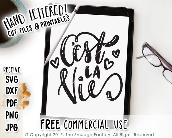 C'est La Vie SVG & Printable