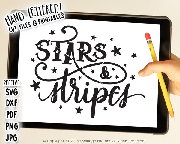 Stars & Stripes SVG & Printable