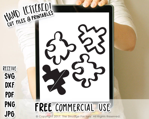 Puzzle SVG & Printable