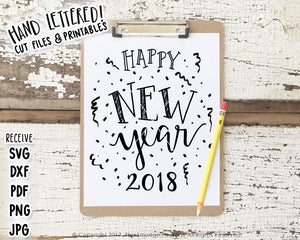 Happy New Year SVG & Printable